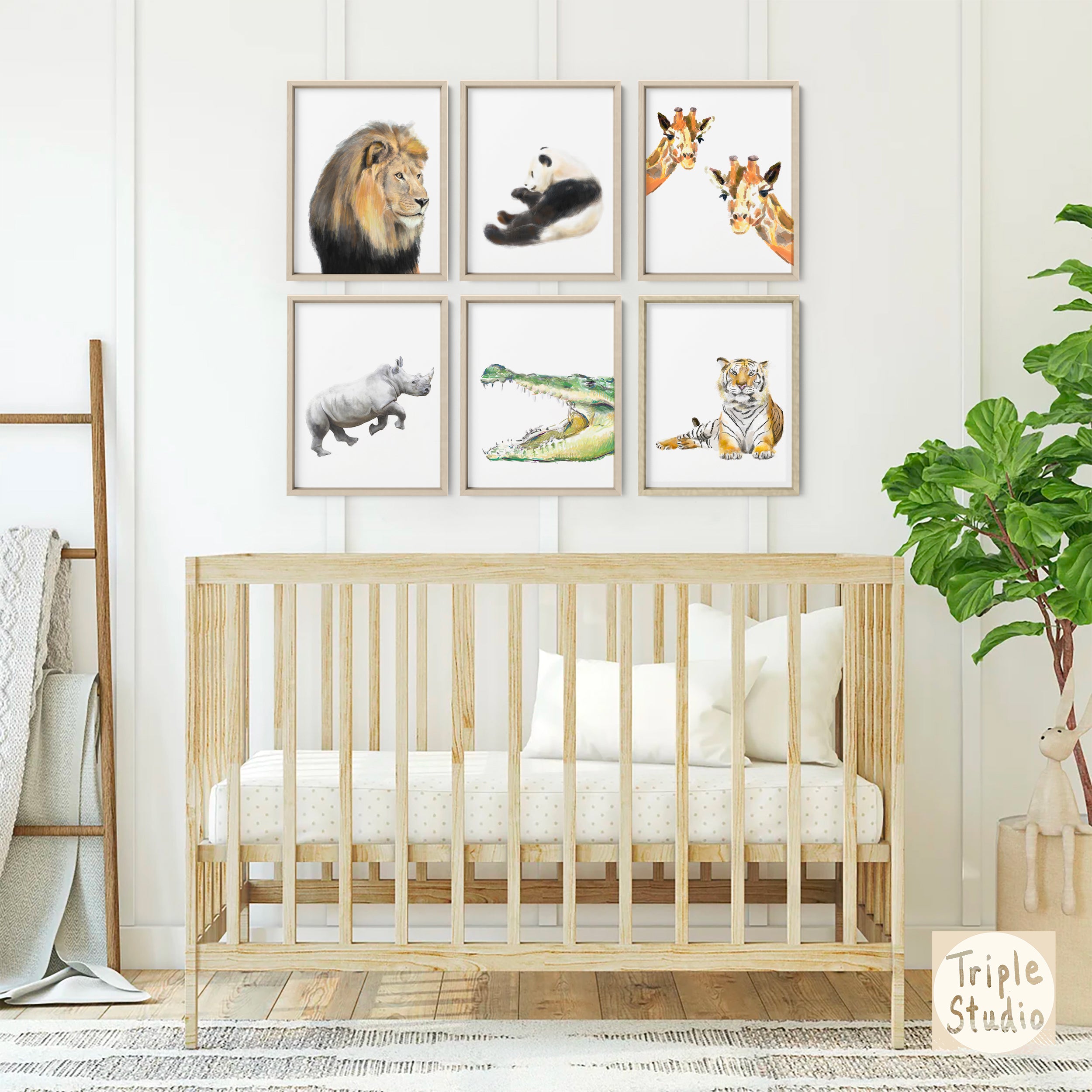 Jungle Nursery Print Gorilla Gift Monkey Nursery Baby -  Norway