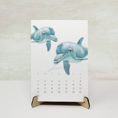 2025 Desk Calendar: Ocean Animal