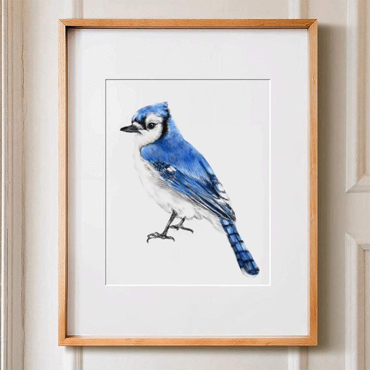 Blue Jay and Cardinal | Art Print